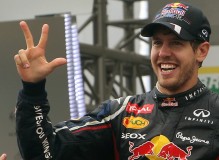 AUTO-PRIX-F1-BRAZIL-VETTEL-CELEBRATION CHAMPION
