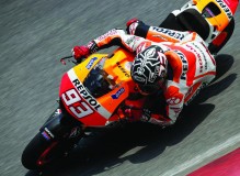 Marc Marquez, al terzo giorno di test a Sepang