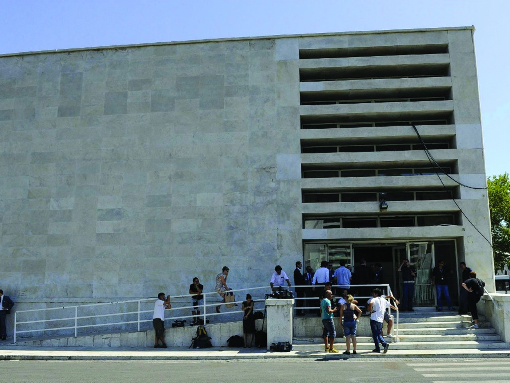 L'ex Ostello della Gioventù in viale delle Olimpiadi al Foro Italico