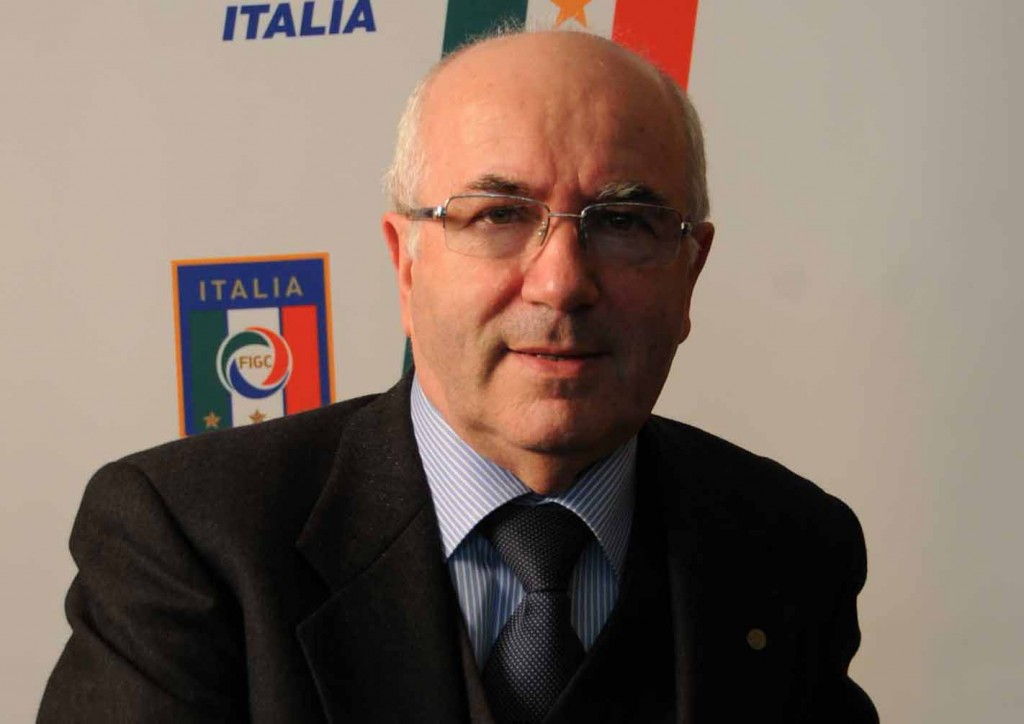 Il presidente della Lega Nazionale Dilettanti Carlo Tavecchio