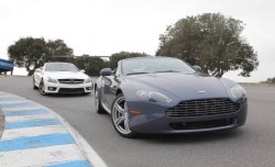 Aston Martin V8 Vantage Roadster e Mercedes SL63 AMG